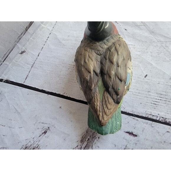 Lefton American Decoy Ceramic 'Wood Duck' 1983 No. 04022 Original Label - Picture 3 of 6